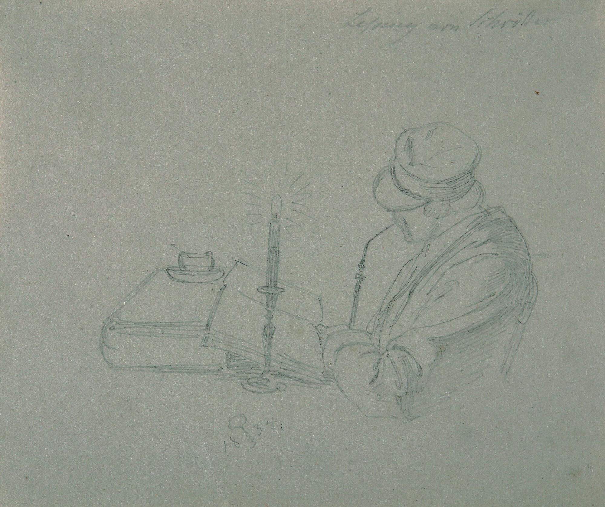 Adolf Schrödter - Der Maler Carl Friedrich Lessing.