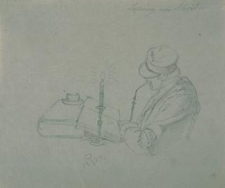 Adolf Schrödter - Der Maler Carl Friedrich Lessing.