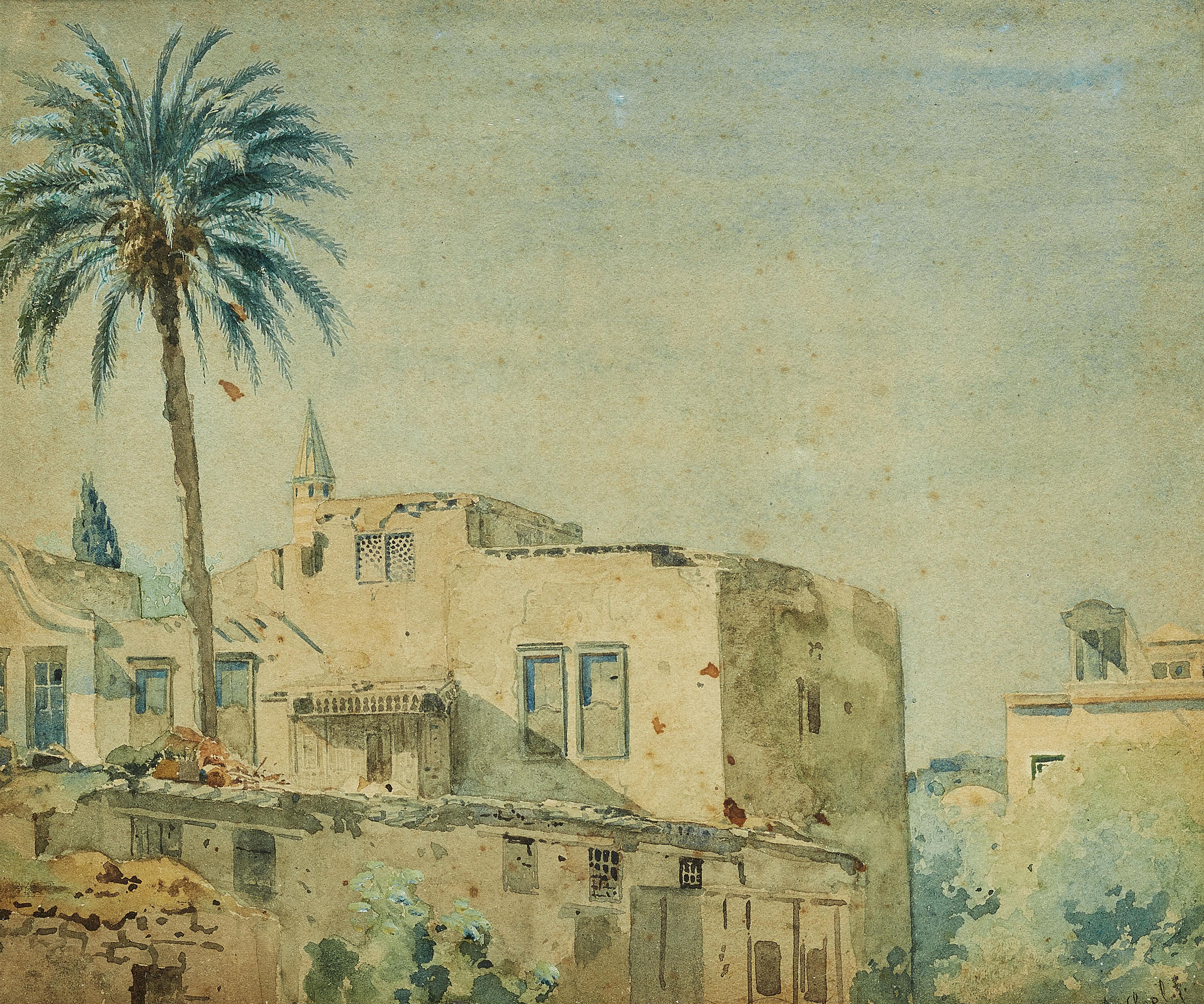 Adolf Seel - Ein Winkel in einer orientalischen Stadt