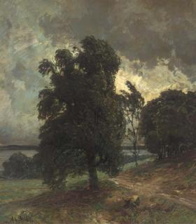 Adolf Stäbli - Before the storm