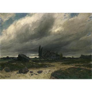 Adolf Stäbli - Gewitterlandschaft, 1894 Stormy Landscape, 1894