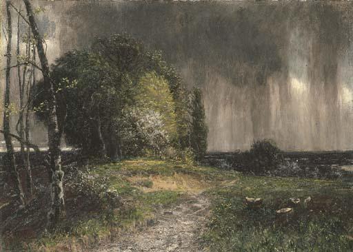 Adolf Stäbli - Gewitterstimmung, 1896