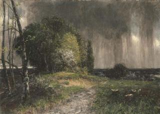Adolf Stäbli - Gewitterstimmung, 1896