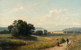 Adolf Stäbli - Sommertag am Starnberger See