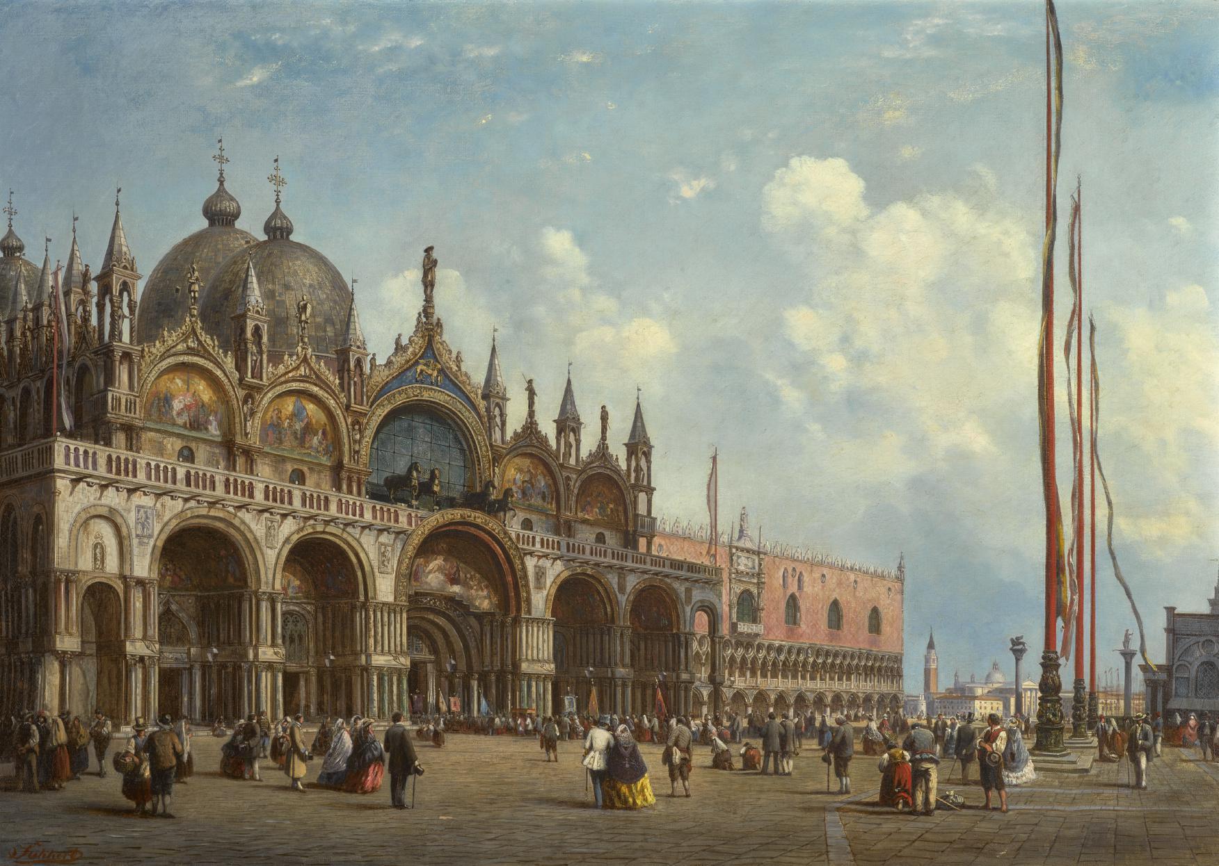 Adolf Sukkert - St Mark\'S Square, Venice