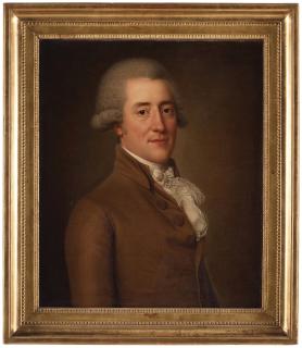 Adolf Ulrik Wertmüller - Portrait of a gentleman in a brown redingote