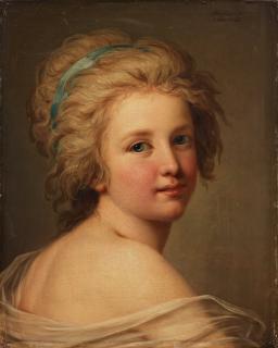 Adolf Ulrik Wertmüller - Portrait of a young girl