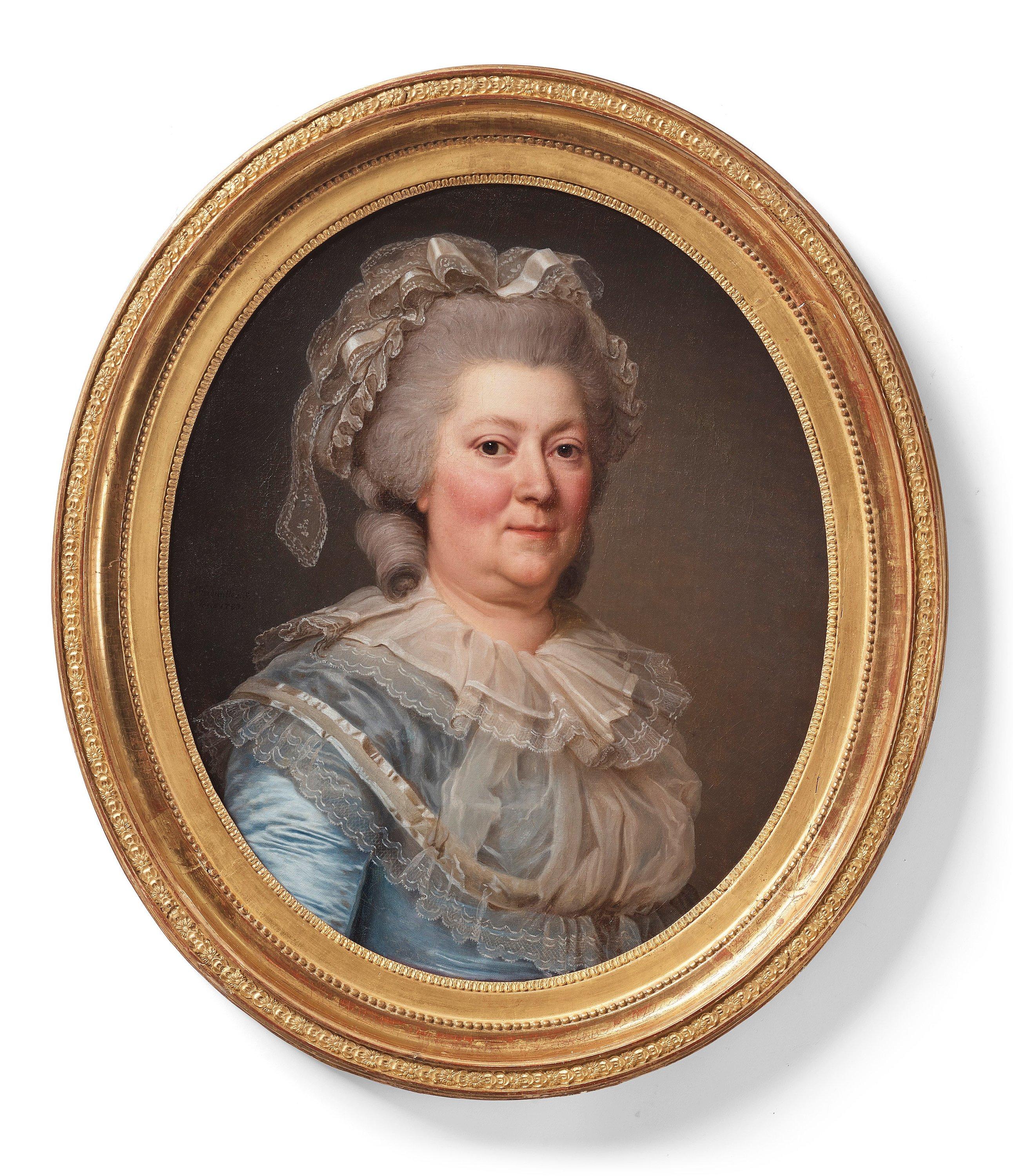 Adolf Ulrik Wertmüller - Portrait of Madame Marie-Anne-Louise Genèt (1724-1796), known as Lise.