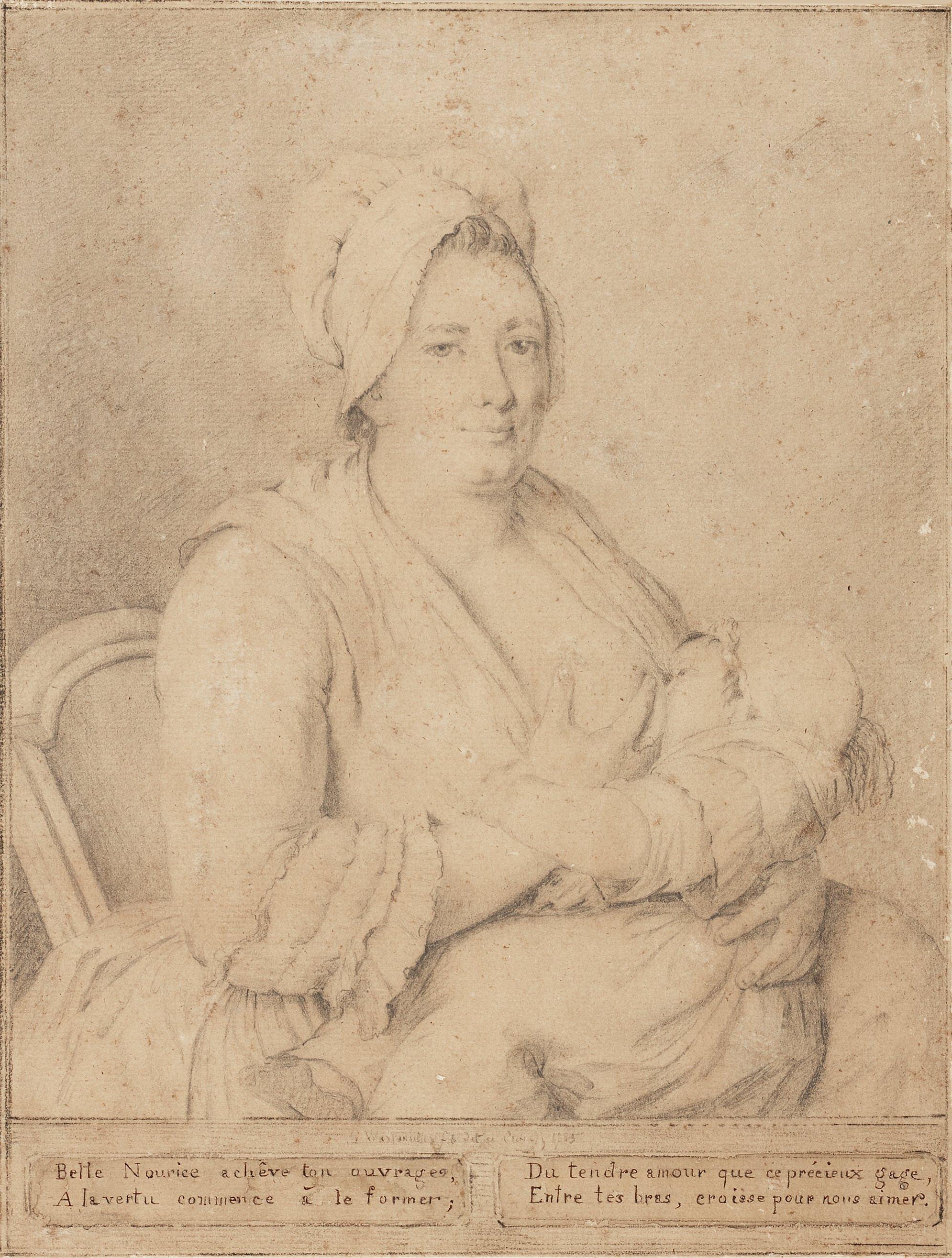 Adolf Ulrik Wertmüller - Woman giving milk