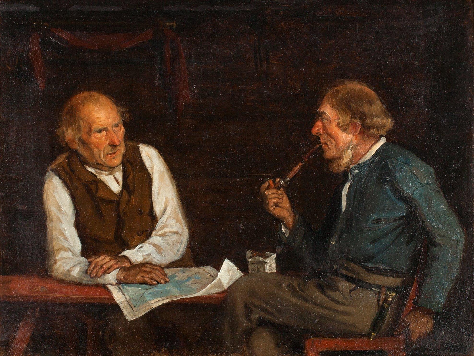 Adolf von Becker - Two Finnish Pilots.