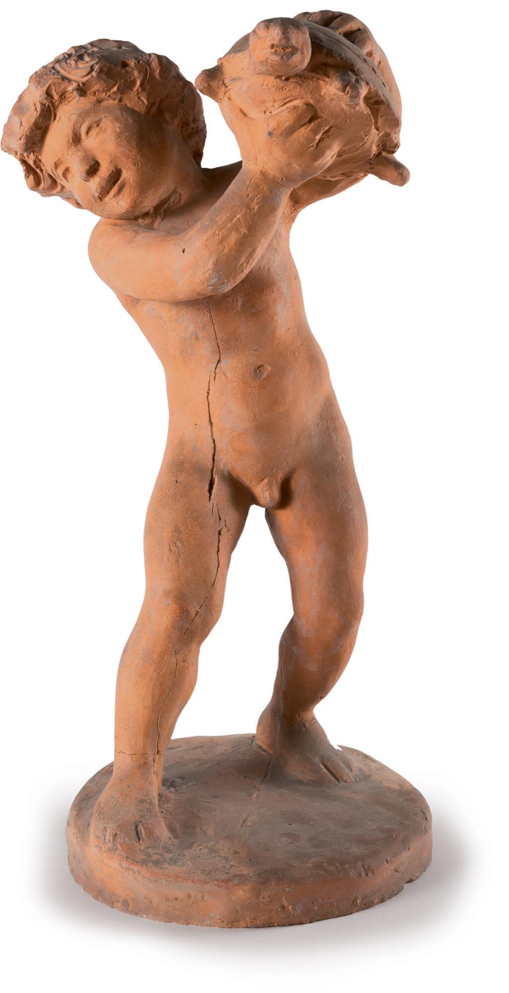 Adolf von Hildebrand - Knabe mit Schildkröte