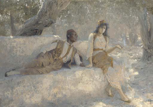 Adolf von Meckel - An Afternoon Idyll