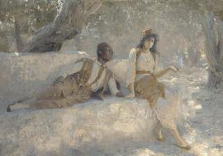 Adolf von Meckel - An Afternoon Idyll