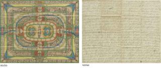 Adolf Wölfli - Brotkunst Zeichnung: \'Riesen-Stadt Lion-Nord\', 1919 (recto/verso)