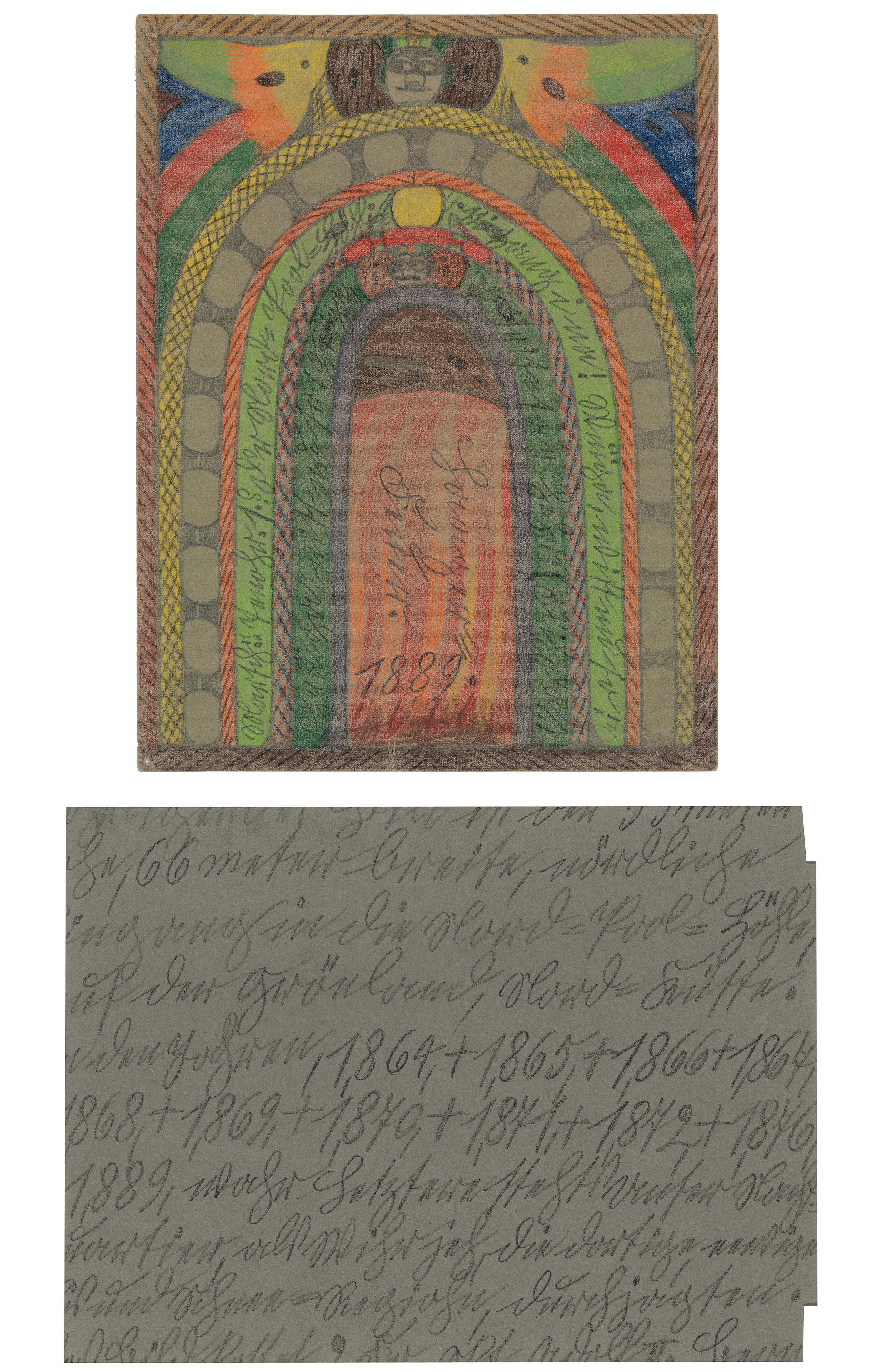 Adolf Wölfli - Lagerfeuer