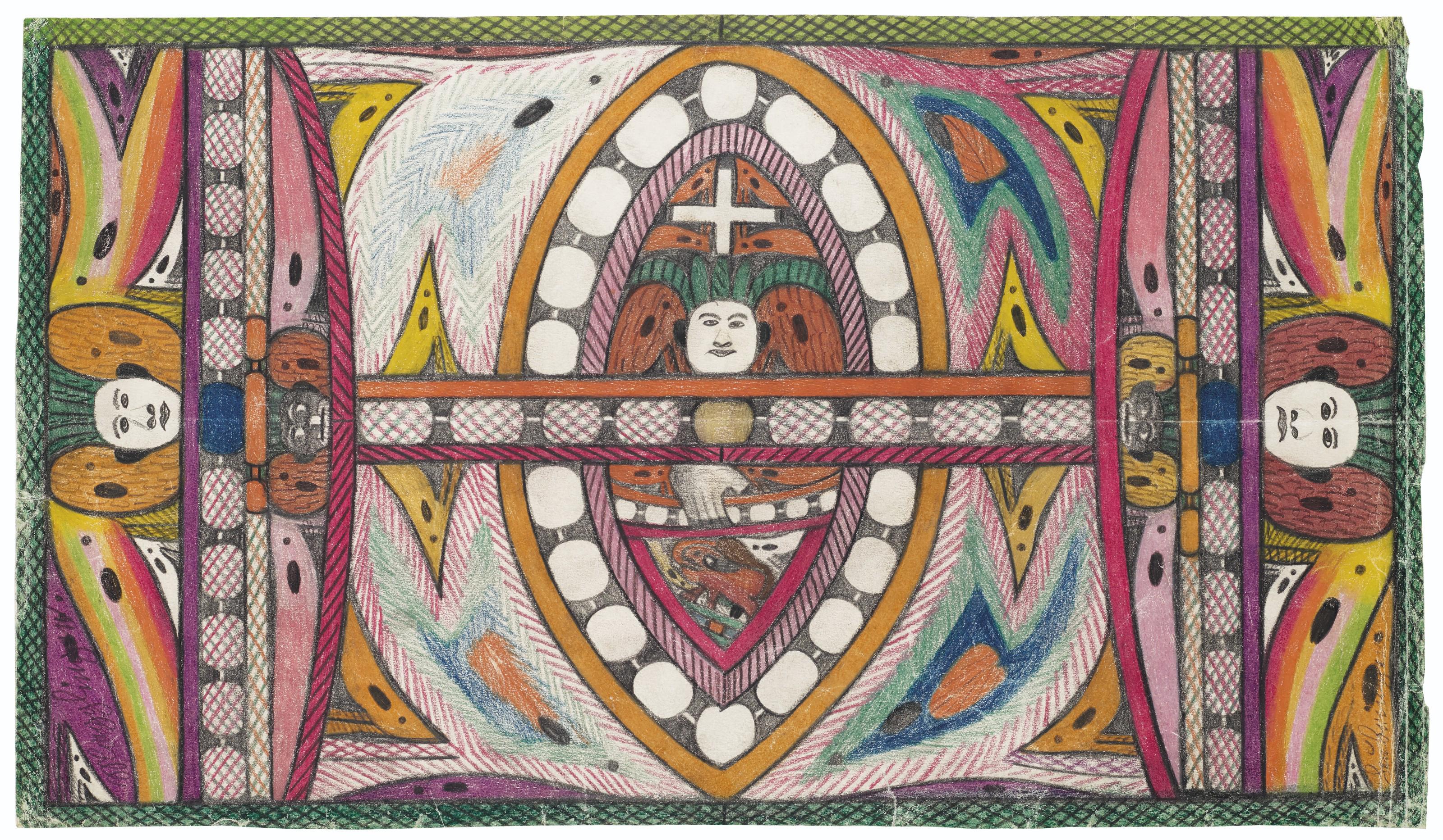 Adolf Wölfli - Maggingen/Lembinger, double sided, 1927