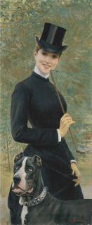 Adolfo Belimbau - Amazzone Con Alano