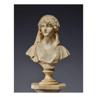 Adolfo Cipriani - Bust Of A Young Woman