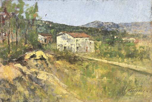 Adolfo Tommasi - Paesaggio toscano