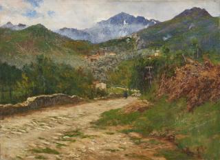 Adolfo Tommasi - Villaggio apuano