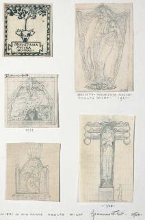 Adolfo Wildt - Cinque Studi di Diverso Soggetto