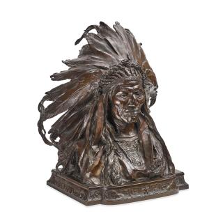 Adolph Alexander Weinman - Chief Black Bird, Ogalalla Sioux