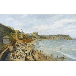 Adolph Behrens - A View Of Scarborough