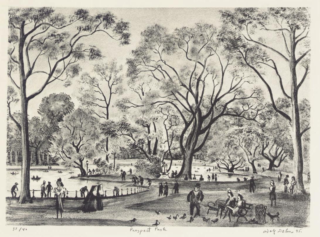 Adolph Dehn - Four lithographs by the artist