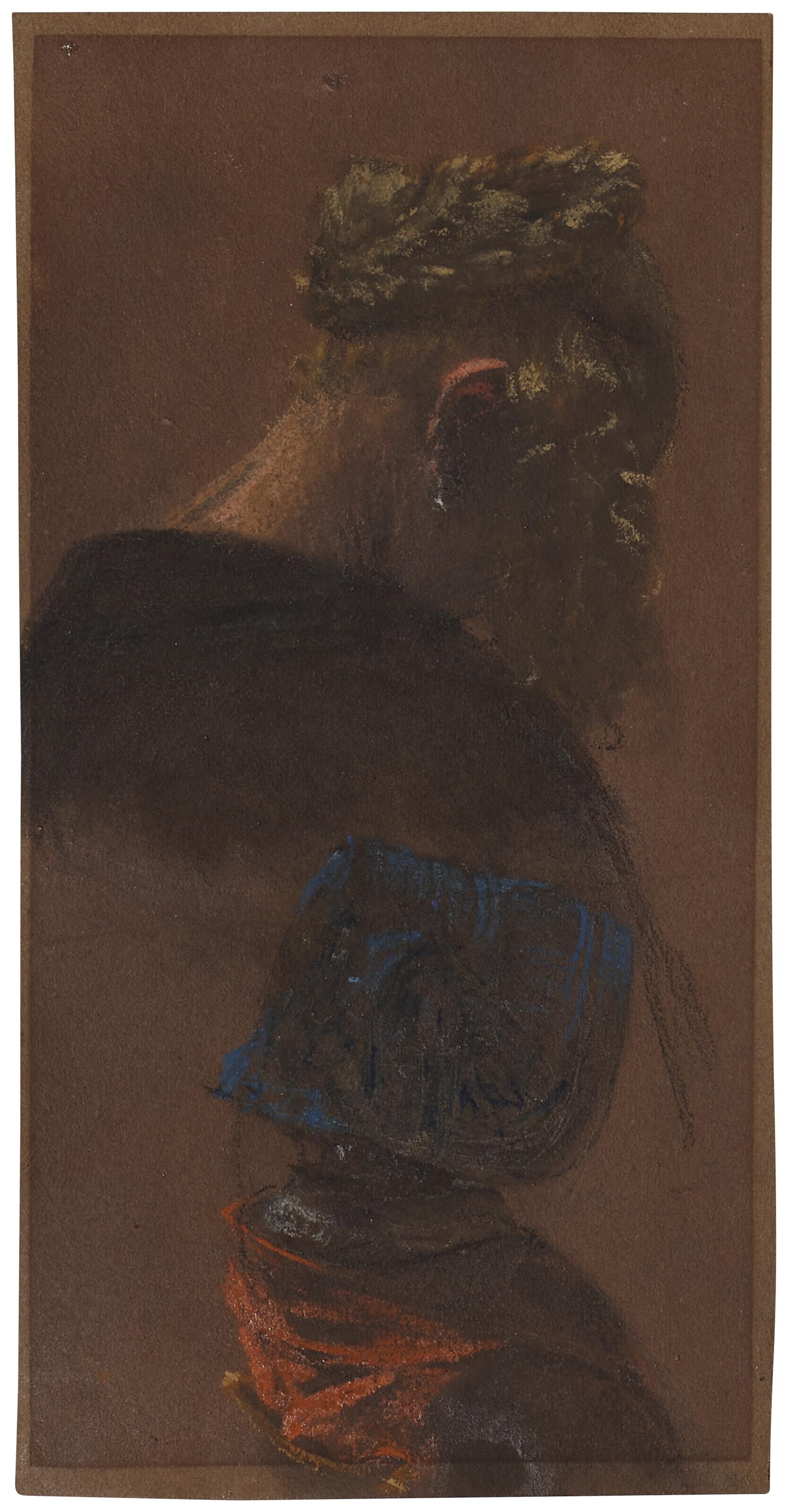 Adolph Friedrich Erdmann von Menzel - Studies of two heads of women seen from behind