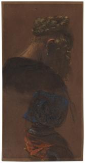Adolph Friedrich Erdmann von Menzel - Studies of two heads of women seen from behind