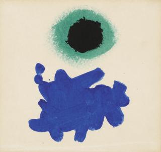 Adolph Gottlieb - Black Disc