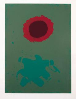 Adolph Gottlieb - Blue Night; and Chrome Green (A.A.A. 68; and 75)