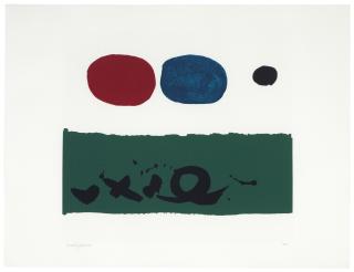 Adolph Gottlieb - Green Foreground