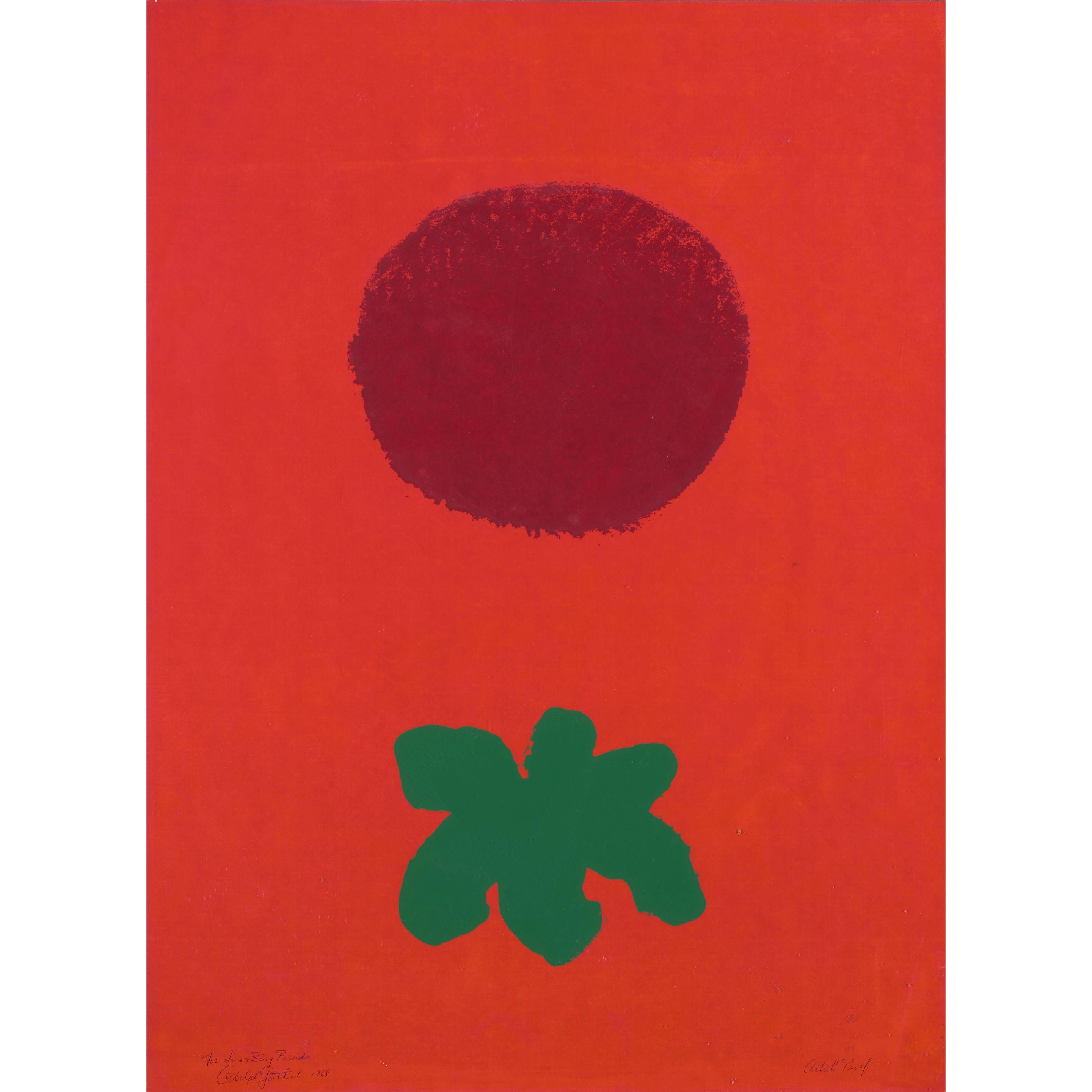 Adolph Gottlieb - Red Ground