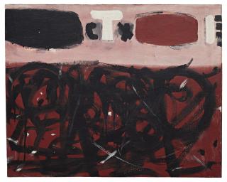 Adolph Gottlieb - Red Ground