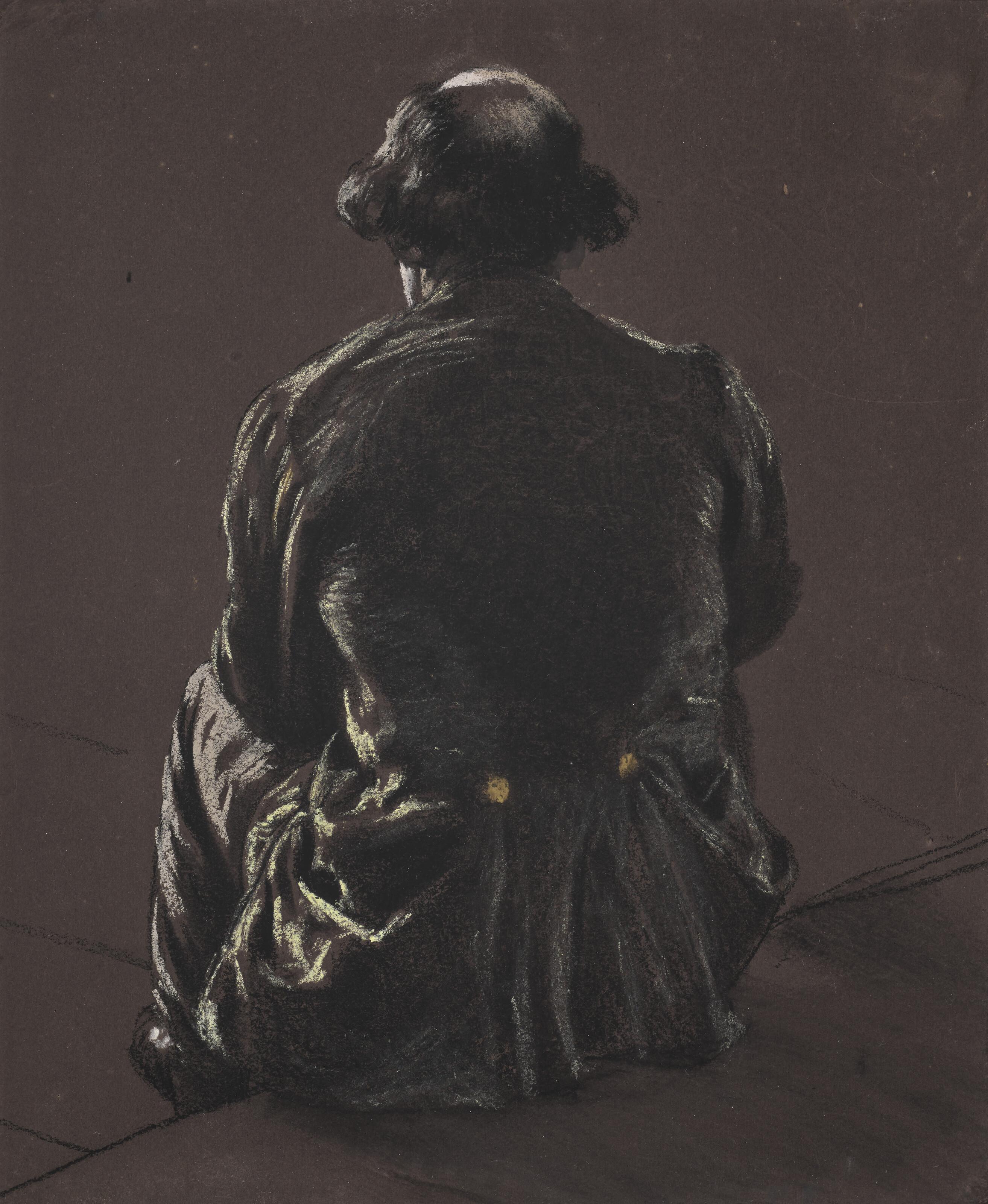 Adolph von Menzel - Figurenstudie