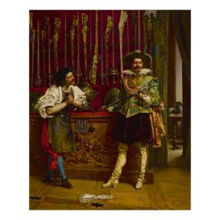 Adolphe Alexandre Lesrel - At The Swordsmith\'S