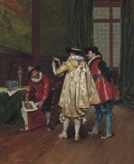 Adolphe-Alexandre Lesrel - The Conversation