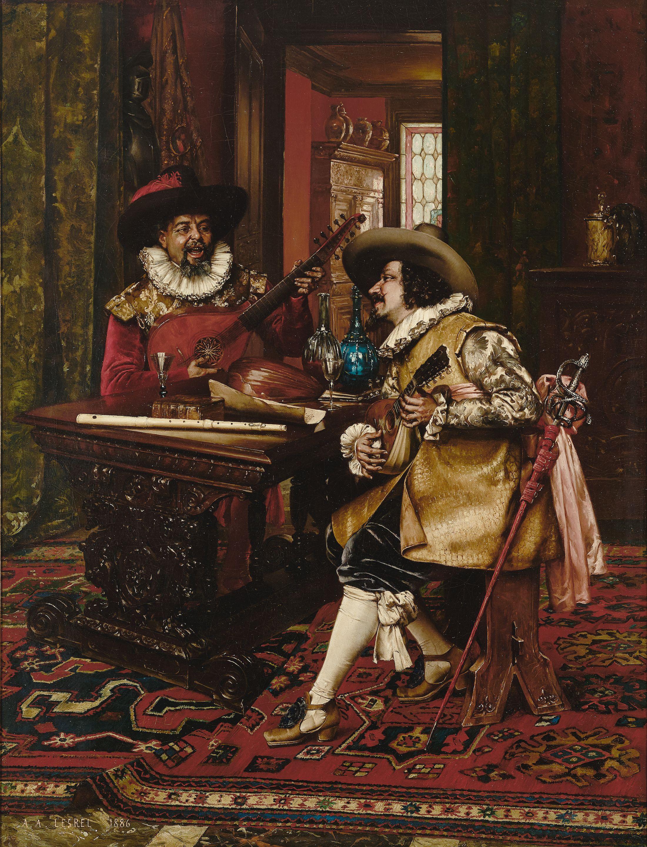 Adolphe Alexandre Lesrel - The duet