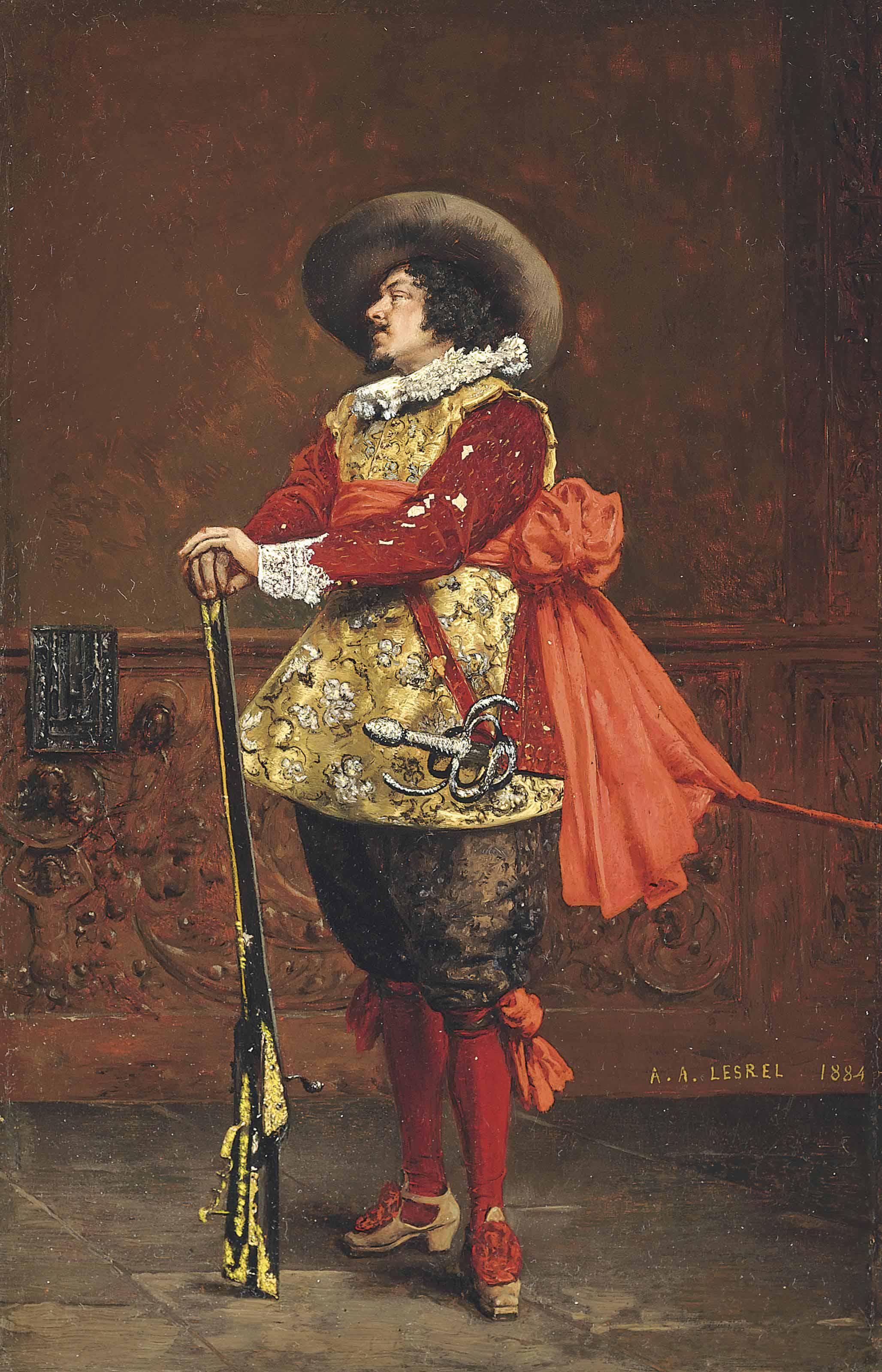 Adolphe Alexandre Lesrel - The sentry