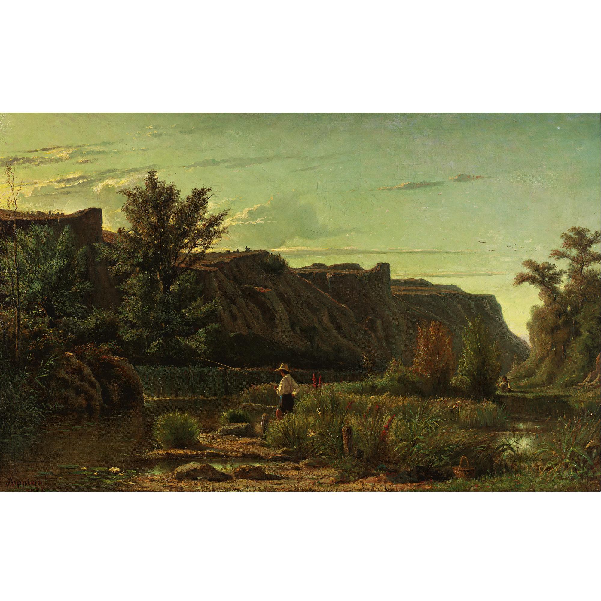 Adolphe Appian - Le Soir Aux Environs De Rix