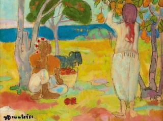 Adolphe Beaufrère - La ceuillette des oranges