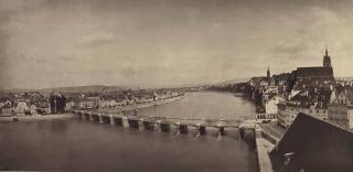 Adolphe Braun - Basel, View from the Hôtel des Trois Rois, c. 1870