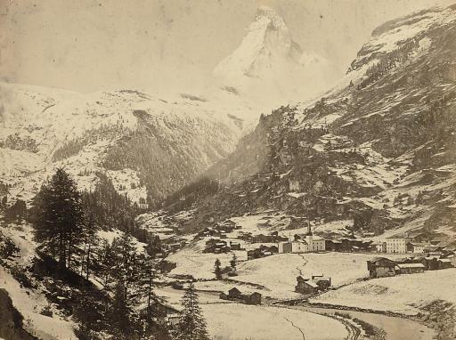 Adolphe Braun - Zermatt, the Matterhorn beyond
