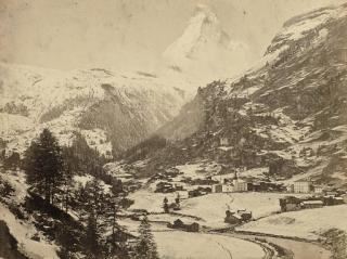 Adolphe Braun - Zermatt, the Matterhorn beyond