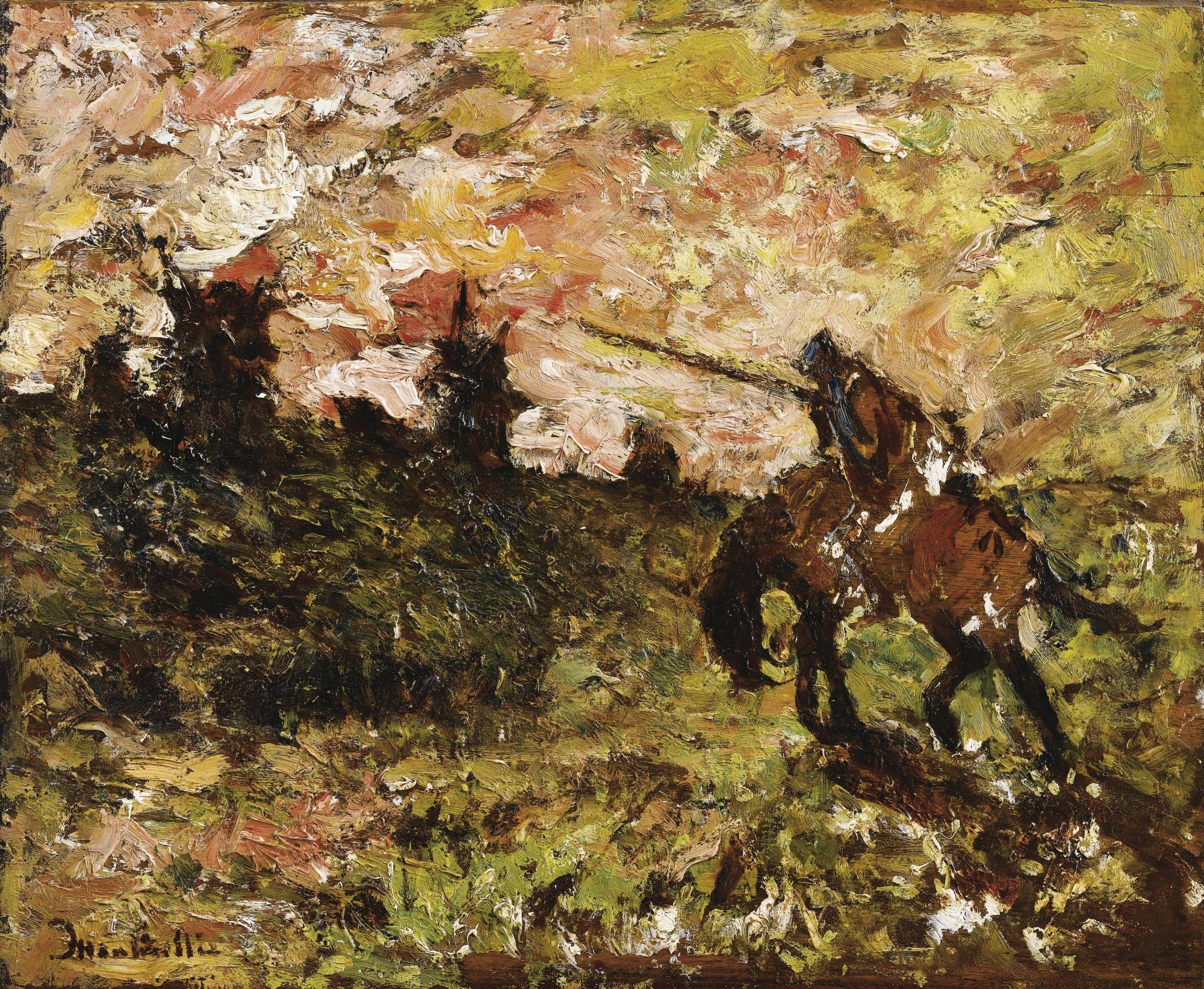 Adolphe-Joseph-Thomas Monticelli - Don Quichotte Attaquant Les Moulins