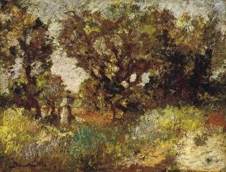 Adolphe Joseph Thomas Monticelli - Environs de la Destrousse