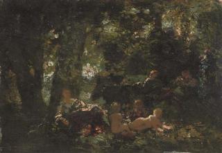 Adolphe-Joseph-Thomas Monticelli - Fête Champêtre