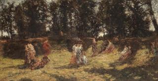 Adolphe Joseph Thomas Monticelli - Light and shade