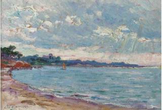 Adolphe Louis Gaussen - Passe des Iles d\'Hyéres